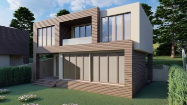 Нова двуетажна къща в местност Акчелар