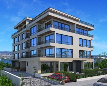 One-room apartment in a new building in the Galata district