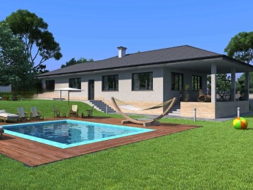 Новый дом в деревне Равна Гора