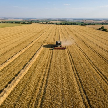 Agricultural land near the village of Tsarkva