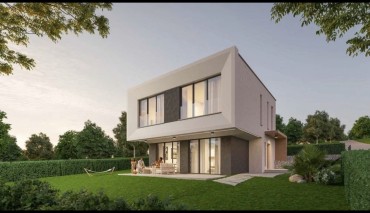 Niedrigenergie-Zweifamilienhaus in der Nähe des Dorfes Obrochishte